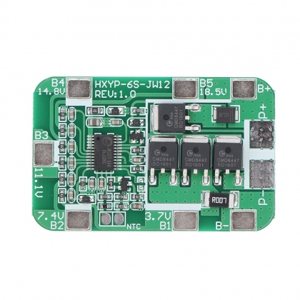 6S 14A 22.2V 18650 Battery Protection Board for 18650 Li-ion Lithium Battery Cell Charger Protect Module PCB BMS COD