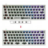 SKYLOONG GK64X GK64XS Keyboard Kit RGB Hot Swappable 60% Programmable bluetooth Wired Case Customized Kit PCB Mounting Plate Case with Replacable Space Key