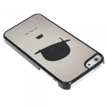 Frosted Couple Hat Lovers Boy Hard Plastic Case Cover For iPhone 5 COD