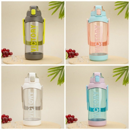 1600ml Large Capacity Colorful Plastic Leakproof Heat Resistant Sports Drink Bottles for Cycling Outdoors Fitness COD