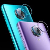 Bakeey Anti-scratch Aluminum Metal Circle Ring + Tempered Glass Rear Phone Lens Protector for Xiaomi Poco F2 Pro / Xiaomi Redmi K30 Pro Non-original COD