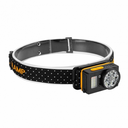 Sensor Headlamp COB LED Head Lamp Flashlight USB Rechargeable Head Torch Head Light with Built-in Battery COD