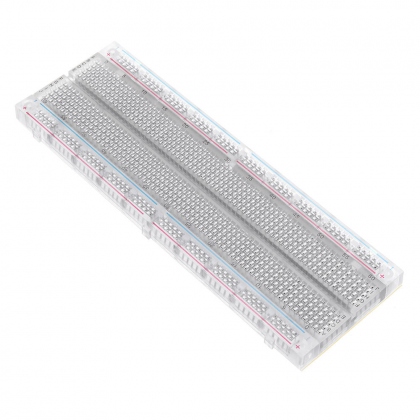 5pcs MB-102 MB102 Transparent Breadboard 830 Point Solderless PCB Bread Board Test Develop DIY COD