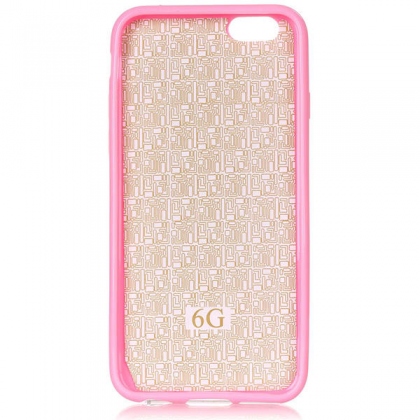 Pink Tribe Pattern Back Holder Case For iPhone 6 6s COD