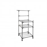 3/4 Layers Free-standing Stainless Steel Kitchen Rack Sheelf Pot Storage Holder COD