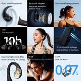 QCY Crossky Link Open Sport Headphones bluetooth Earphone Open Audio Bass Dual Mic ENC Noise Canceling Low Latency IPX6 Waterproof Sports Wireless Headset