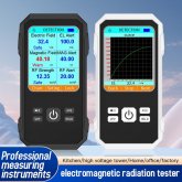 3in1 Multifunctional Electric Field Magnetic Field RF Radiation Detector Handheld Electromagnetic Radiation Tester EMF Meter Portable Radio Frequency Detect Meter