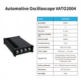 Micsig VATO2004 200MHz Automotive Virtual Oscilloscope 200MHz Max Bandwidth 1GSa/s Sampling 4 Channel Portable High Precision Oscilloscope COD