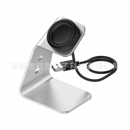 Bakeey Magnetic Fast Charging Dock Station Stand with Chip Aluminum Alloy Charger for Samsung Galaxy Watch3 R850 R840 Galaxy Watch Active R500 COD