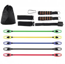 11 Pcs Fitness Resistance Bands Set Pilates Pull Rope Exercises Elastic Band COD