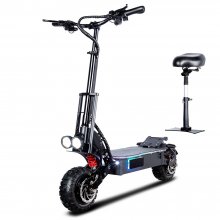 [US Direct] TOURSOR E6 Electric Scooter w/ Seat 60V 35Ah Battery 3000W*2 Dual Motors 11inch Tires 120KM Max Mileage 200KG Max Folding Load E-Scooter COD