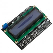 Keypad Shield Blue Backlight For Robot LCD 1602 Board Geekcreit for Arduinno - products that work with official Arduinno boards COD