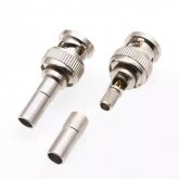 5Pcs Y-1073 BNC Male Plug Fully Shielded High Precision High Frequency Test BNC Connector COD