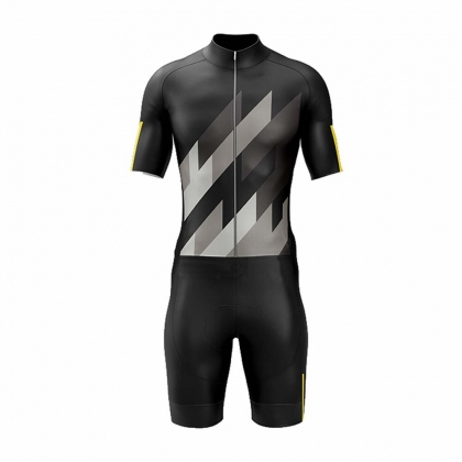 TENGOO Cycling Jersey Set Short Sleeve Jersey + Cycling Shorts With Seat Padding Made of Breathable Quick-Drying Sun Protection Fabric for Bicycle Road Bike MTB