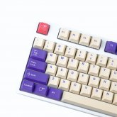 128 Keys Plum PBT Keycap Set Cherry Profile Sublimation Custom Keycaps for Mechanical Keyboards COD