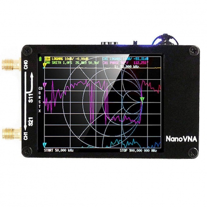 NanoVNA-PCB Vector Network Antenna Analyzer 50KHz-1.5GHz MF HF VHF UHF with SD Card Reader Slot COD