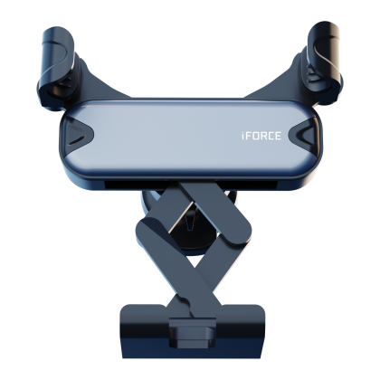 IFORCE G1 Universal Mirror Surface Car Air Vent Aluminum Alloy Bracket Gravity Linkage Phone Holder Stand for POCO X3 F3 COD