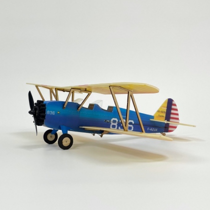 MinimumRC PT-17 Stearman Micro Scale 360mm Wingspan KT Foam RC Airplane Biplane KIT+Motor COD