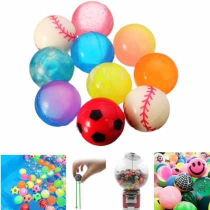 10Pcs Bouncy Jet Balls Kids Toys COD