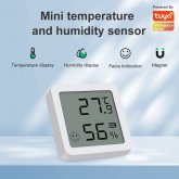 TH05 Mini Smart Bluetooth Temperature Humidity Sensor Smart Home Detector with Long-Range Connectivity and Real-Time Monitoring Ideal for Home Automation