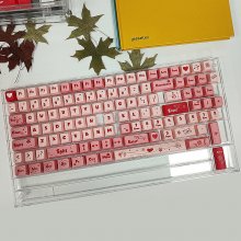 112 Keys Valentine's Day Theme Keycap Set OEM Profile PBT Sublimation Full Key Cap Set COD