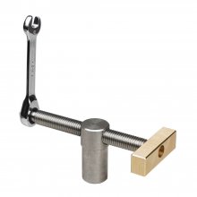 1/2PCS Ganwei 19MM/20MM Woodworking Table Vice Clamp Tiger Clamp and Lock Set with Brass and Stainless Steel Ratchet for Secure Joinery and Fixtures Ratchet Mechanism Ideal for CNC and Woodworking