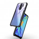 Bakeey Armor Four-Corner Bumper Transparent Acrylic Shockproof Non-Yellow Protective Case for Xiaomi Redmi 9 Non-original COD