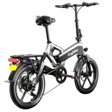 [USA DIRECT] Euybike K6S Electric Bike 48V 12.8AH LG Battery 500W Motor 20inch Tires 45-70KM Max Mileage 140KG Max Load Folding Electric Bicycle COD