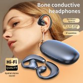 RD23 True Bone Conduction Earphone bluetooth 5.3 HiFi Stereo Surround Deep Bass Waterproof LED Digital Display Touch Control Sport Earhooks Earphone COD