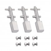 3-Piece Matte Chrome Plated Tilt Switch with Button for Studer Revox B77 PR99 COD