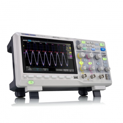 Siglent Technologies SDS1202X-E Digital Oscilloscope Grey 200 MHz 2 Channels Real-time Sampling 1 gsa/use 14 Mpts Record Length High-Speed Accurate Precision Tool