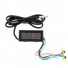 0.56 Inch 200V 3-in-1 Time + Temperature + Voltage Fahrenheit Display DC7-30V Voltmeter Electronic Watch Clock Digital Tube COD