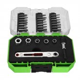 31 In 1 Screwdriver Set Mini Ratchet Wrench Socket Screw Head Combination Tool Set COD