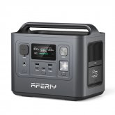 [USA Direct] Aferiy P010 800W 512Wh LiFePO4 Portable Power Station +1* S100 100W Solar Panel UPS Pure Sine Wave Solar Generator Camping RV Home Emergency Portable Backup Power US Plug