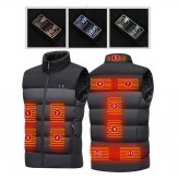 TENGOO HV-11 Heated Vest 11 Heating Areas Men Jacket Heated Winter Womens Electric Usb Heater Tactical Jacket Man Thermal Vest Body Warmer Coat COD