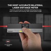 MILESEEY DP20 Laser Rangefinder 120M Bilateral Laser Tape Measure with Laser Mark Beam Use Patented Co-axial Optics Technology COD