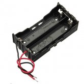 10pcs DIY DC 7.4V 2 Slot Double Series 18650 Battery Holder Battery Box With 2 Leads