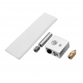 CTC MK8 0.4 mm Extruder Nozzle + PTFE Throat + Heating Block + Insulation Tape Hotend Kit COD