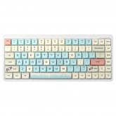 Bakeey YK75 84 Keys Low Profile Switch Mechanical Keyboard Tri-Mode BT5.0/2.4Ghz/USB OUTEMU Switch White Lighting Gaming Keyboard For Window Mac System C