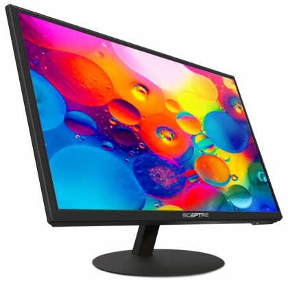 Sceptre E275W-19203R 27 inch1080P LED Monitor 99% sRGB 2X HDM VGA Build-In Speakers Machine Black (E275W-19203R series) COD