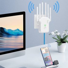 U13 300Mbps Wireless WiFi Repeater Adapter 2.4G Long Range Extender 5G Wi-Fi Signal Amplifier COD