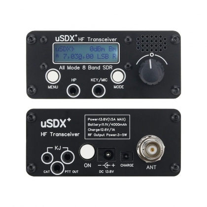 uSDR uSDX+ Plus V2 10/15/17/20/30/40/60/80m 8 Band SDR All Mode HF SSB QRP Transceiver COD