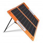 [USA Direct] FlashFish 18V 60W Foldable Solar Panel Portable Solar Charger with DC Output USB-C QC3.0 for Phones Tablets Camping Van RV Trip COD