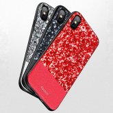 DZGOGO Diamond Bling PU Leather Protective Case for iPhone X COD