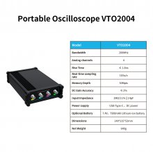 Micsig VTO2004 Portable Split-Type Oscilloscope with 200MHz Bandwidth 1GSa/s Sampling Rate and High Capacity Battery Ideal for Fieldwork and Automotive Diagnostics