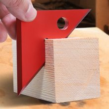 45/90 Degree Square Multifunctional Carpenter's Angle Measurement Tool High Precision Woodworking Tool Ideal for Precision Sawing Blade Installation COD