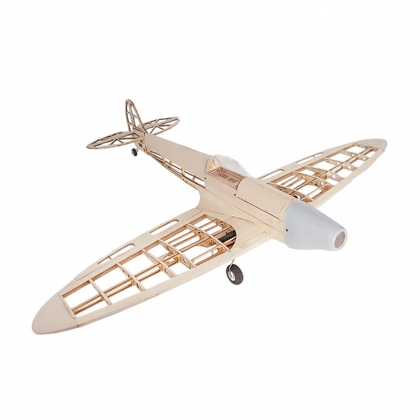 JWRC Spitfire 1020mm Wingspan Balsa Wood RC Airplane Fighter KIT COD