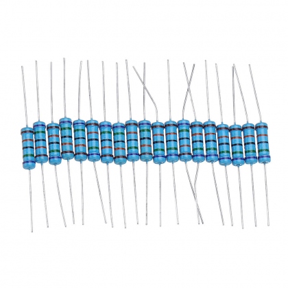 20pcs 2W Metal Film Resistor Resistance 1% 750K ohm Resistor COD