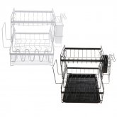 2 Tier Multifunctional Kitchen Drying Dish Rack over Sink Drainer Shelf COD