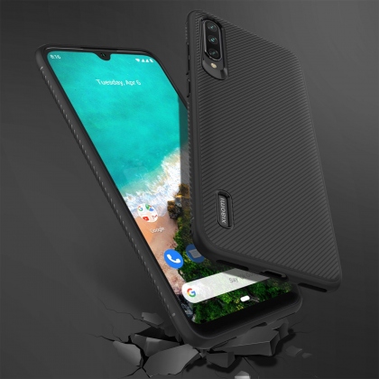 Bakeey Carbon Fiber Texture Slim Soft Silicone Shockproof Protective Case for Xiaomi Mi A3 / Xiaomi Mi CC9e Non-original COD